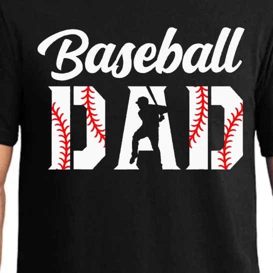 Baseball Dad Apparel Dad Baseball Pajama Set