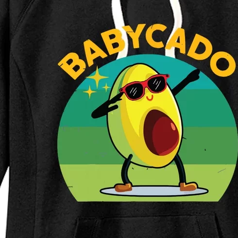 Babycado Dabbing Avocado Cute Baby Boy Mexican Women's Fleece Hoodie