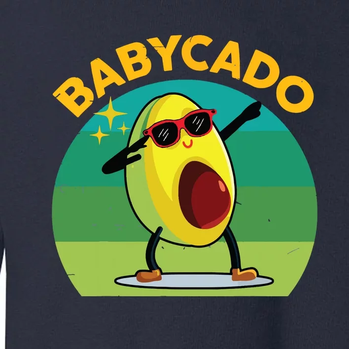 Babycado Dabbing Avocado Cute Baby Boy Mexican Toddler Sweatshirt