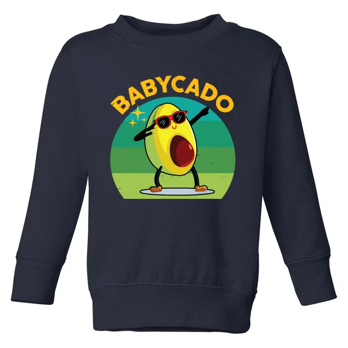 Babycado Dabbing Avocado Cute Baby Boy Mexican Toddler Sweatshirt