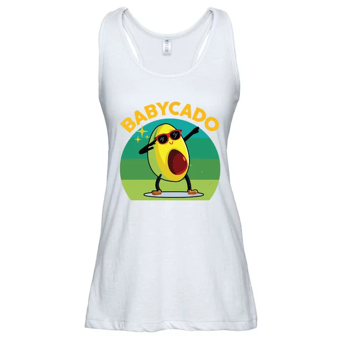 Babycado Dabbing Avocado Cute Baby Boy Mexican Ladies Essential Flowy Tank