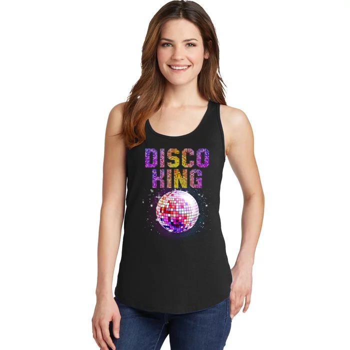 Best Disco Art Groovy Dance Music Disco Lover Ladies Essential Tank