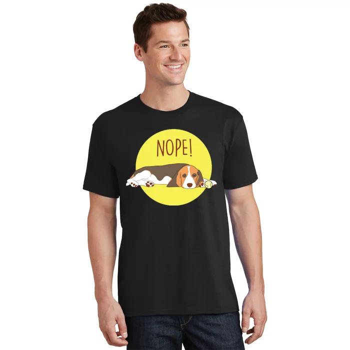 Beagle Dog And Dog Owner Lazy Beagle T-Shirt