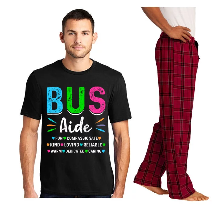 Bus Driver Aide Back To School Matching Group Squad Pajama Set