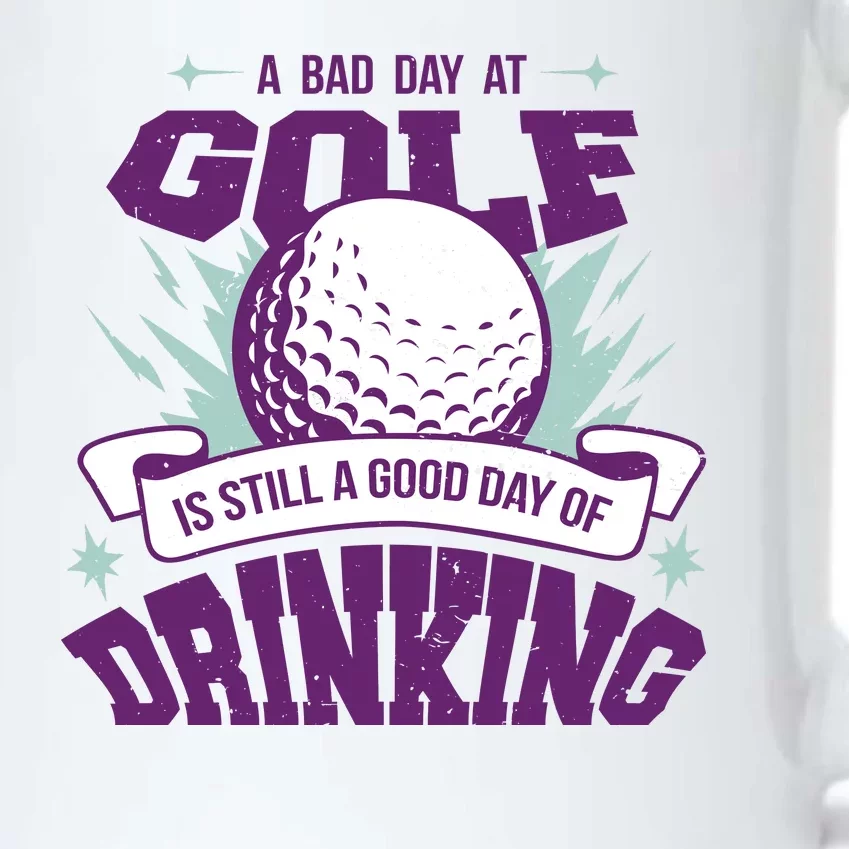 Bad Day At Golf Funny Black Color Changing Mug