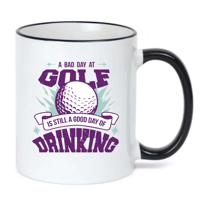 Bad Day At Golf Funny Black Color Changing Mug