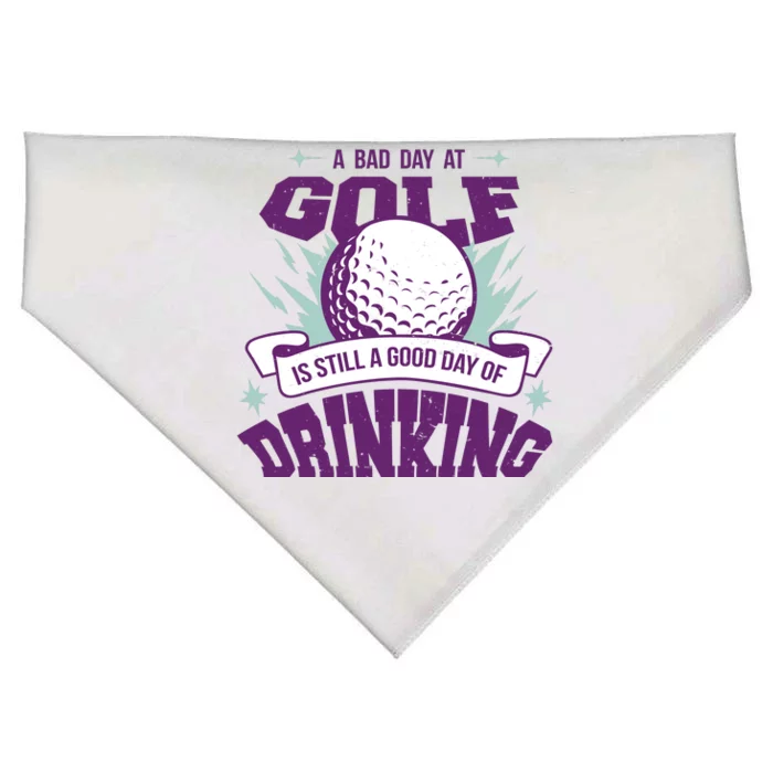 Bad Day At Golf Funny USA-Made Doggie Bandana