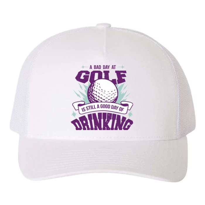 Bad Day At Golf Funny Yupoong Adult 5-Panel Trucker Hat