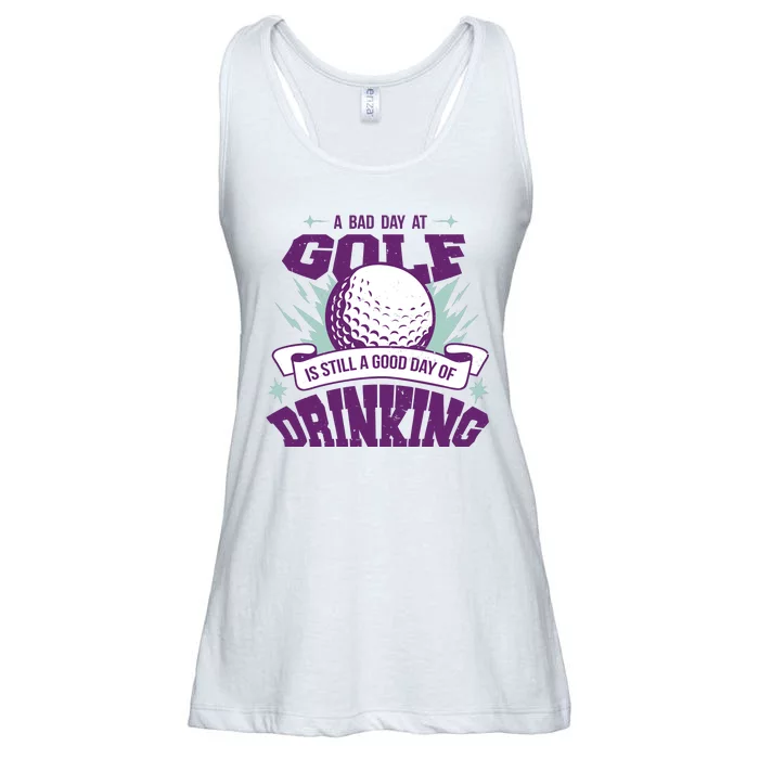 Bad Day At Golf Funny Ladies Essential Flowy Tank