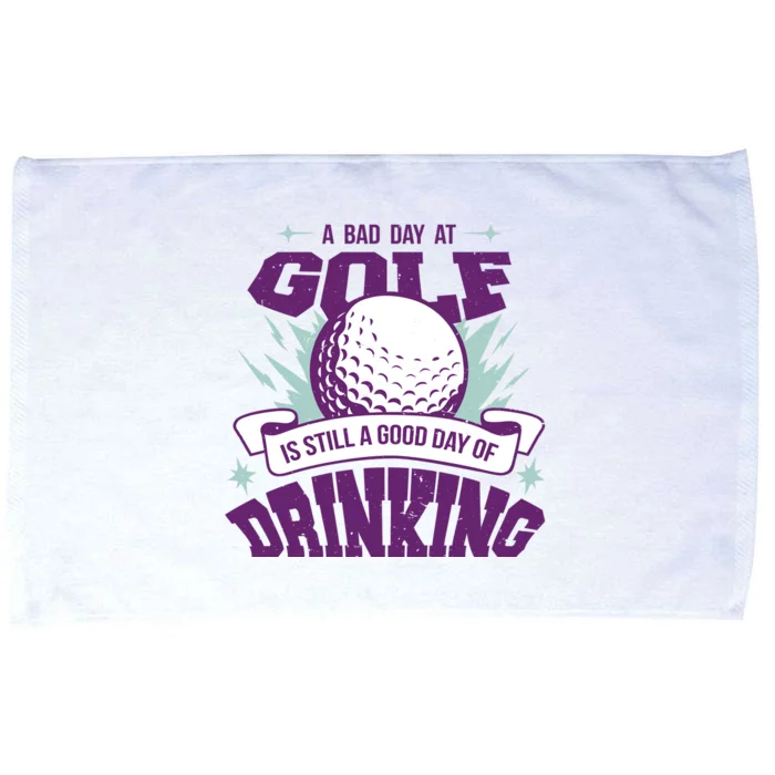 Bad Day At Golf Funny Microfiber Hand Towel