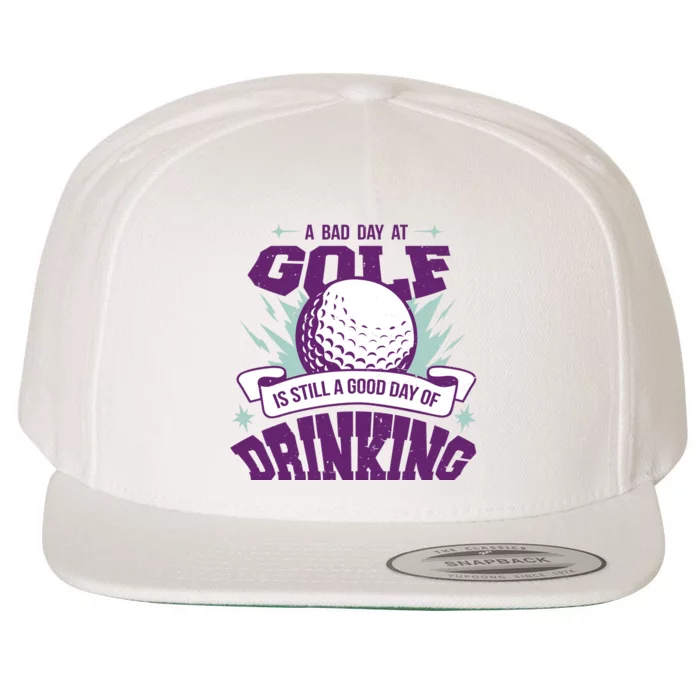 Bad Day At Golf Funny Wool Snapback Cap