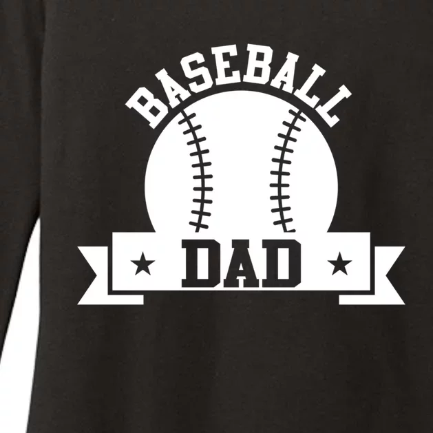 Baseball Dad Baseball Meaningful Gift Womens CVC Long Sleeve Shirt