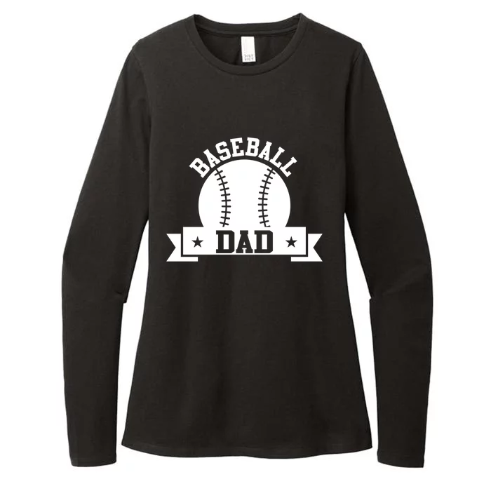 Baseball Dad Baseball Meaningful Gift Womens CVC Long Sleeve Shirt