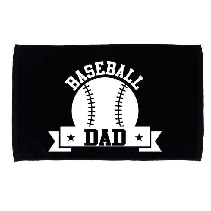 Baseball Dad Baseball Meaningful Gift Microfiber Hand Towel