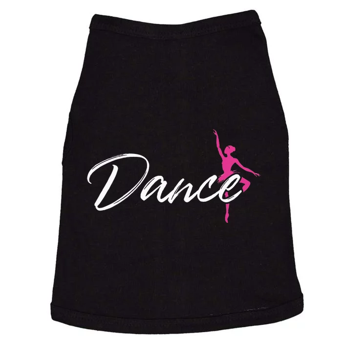 Ballet Dancer Ballerina Dance Gifts Doggie Tank