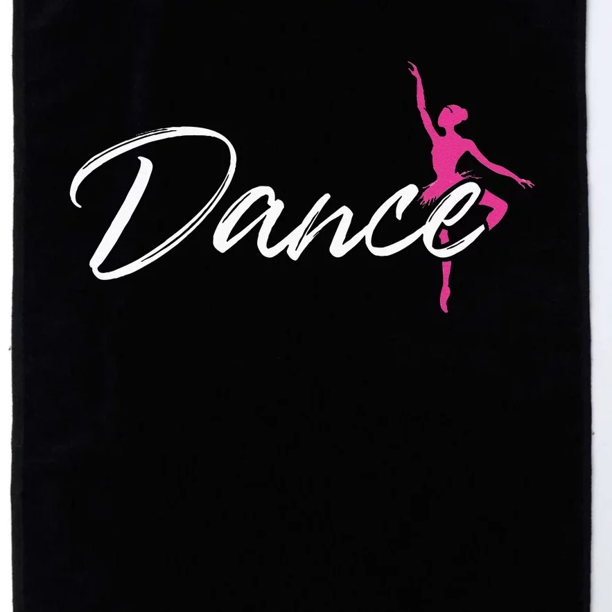 Ballet Dancer Ballerina Dance Gifts Platinum Collection Golf Towel