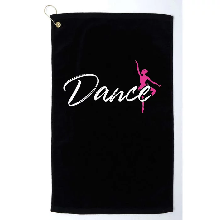 Ballet Dancer Ballerina Dance Gifts Platinum Collection Golf Towel