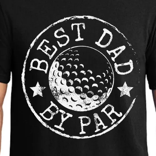 Best Dad By Par Daddy Lover Father's Day Golf Golfing Pajama Set