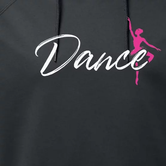 Ballet Dancer Ballerina Dance Gifts Performance Fleece Hoodie