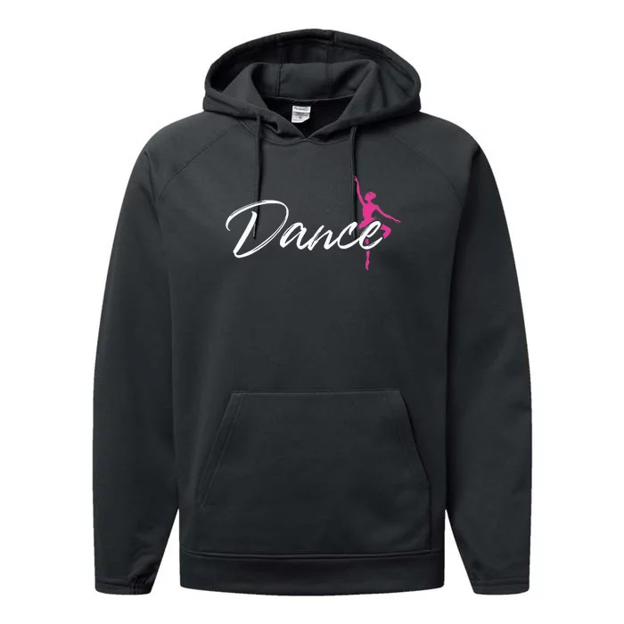 Ballet Dancer Ballerina Dance Gifts Performance Fleece Hoodie