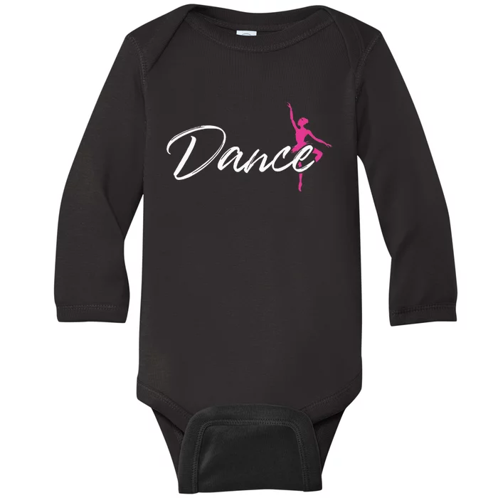 Ballet Dancer Ballerina Dance Gifts Baby Long Sleeve Bodysuit