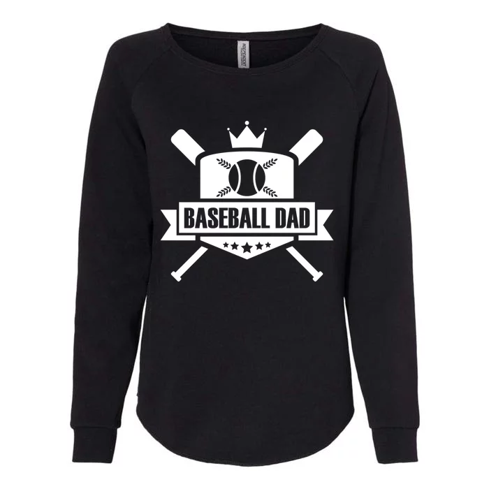 Baseball Dad Baseball Gift Womens California Wash Sweatshirt