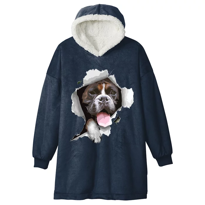 Boxer Dog Boxer Owner Love Boxers Cute Boxer Hooded Wearable Blanket