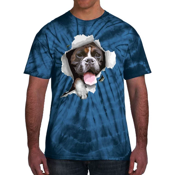 Boxer Dog Boxer Owner Love Boxers Cute Boxer Tie-Dye T-Shirt