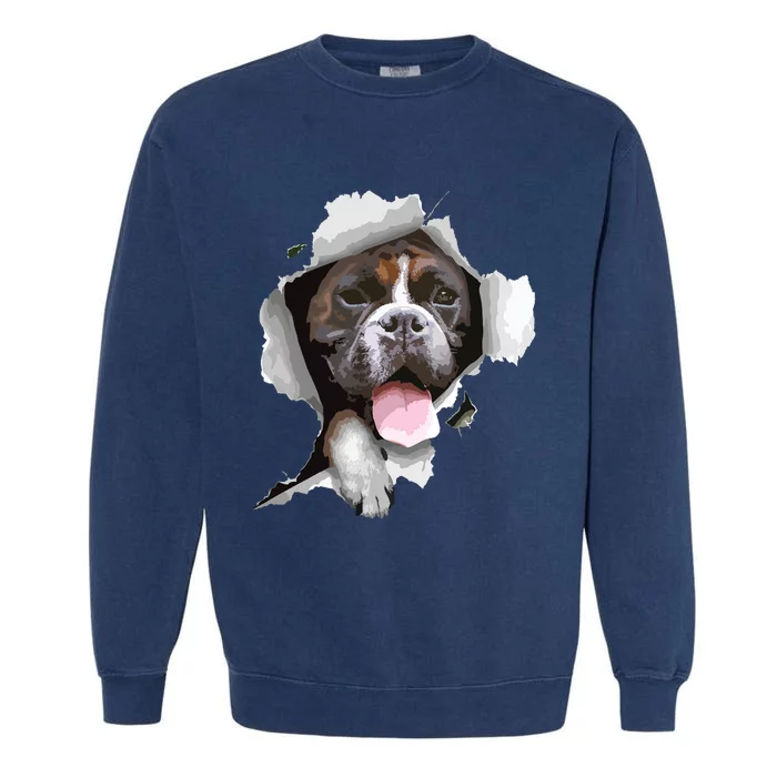 Boxer Dog Boxer Owner Love Boxers Cute Boxer Garment-Dyed Sweatshirt