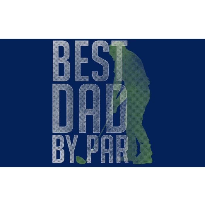 Best Dad by Par Father's Day Golf Lover Gift Papa Golfer Bumper Sticker