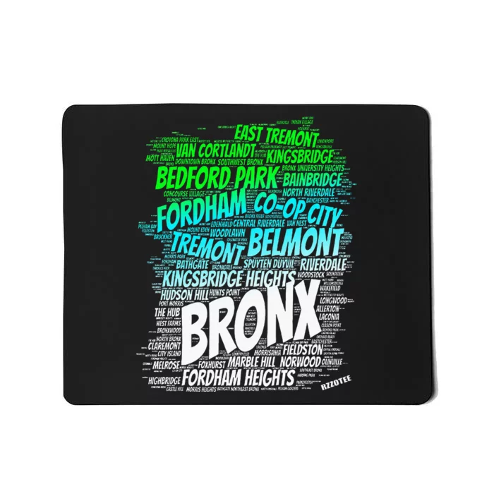 Boogie Down Bronx New York City Pride Map Area Like A Zoo Mousepad