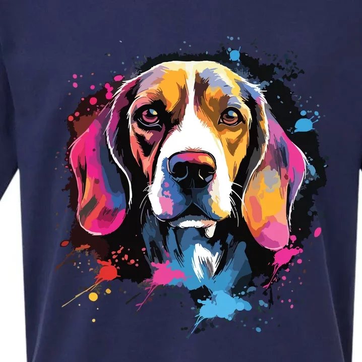 Beagle Dog Sueded Cloud Jersey T-Shirt