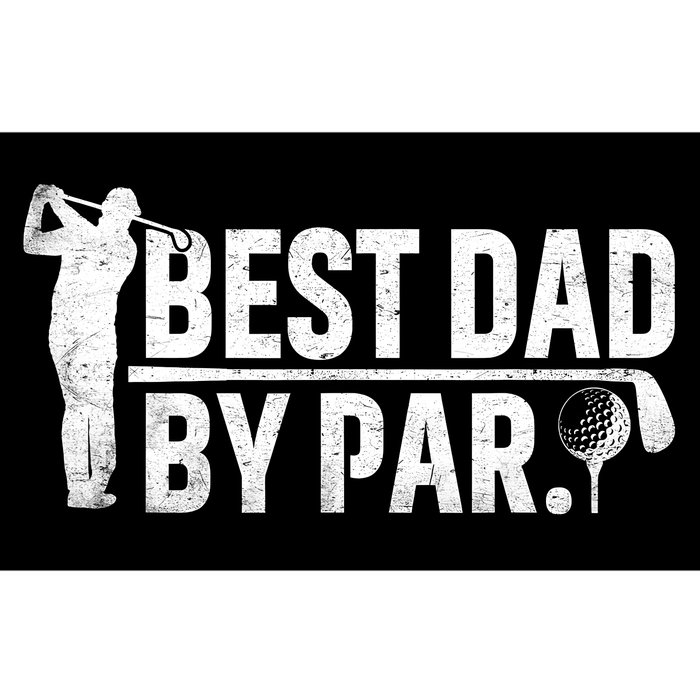 Best Dad By Par Funny Golf Daddy Fathers Day Birthday Gifts Bumper Sticker