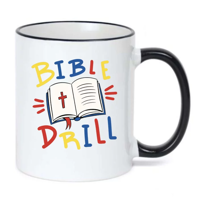 Bible Drill Black Color Changing Mug