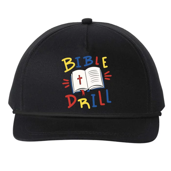 Bible Drill Snapback Five-Panel Rope Hat