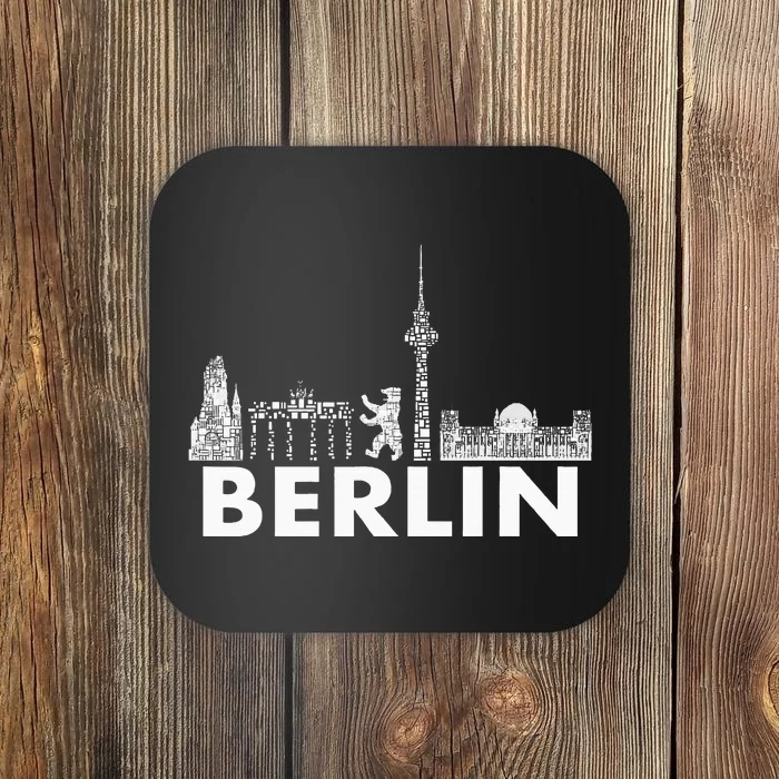 Berlin Design Berlin Bear I Love Berlin Coaster