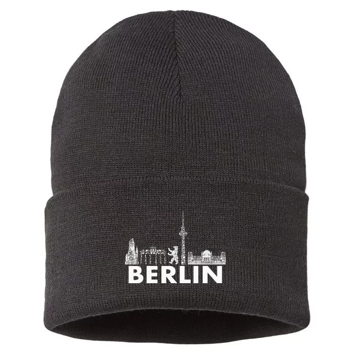 Berlin Design Berlin Bear I Love Berlin Sustainable Knit Beanie