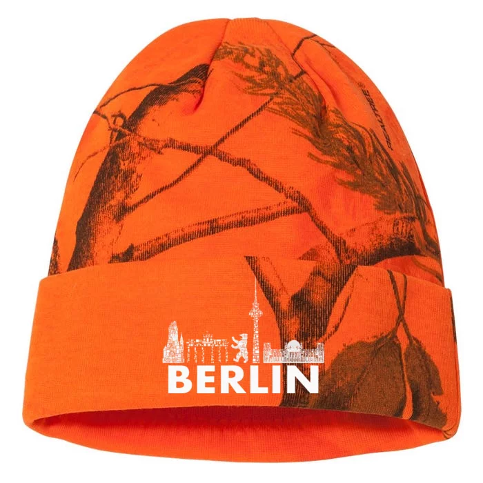 Berlin Design Berlin Bear I Love Berlin Kati - 12in Camo Beanie