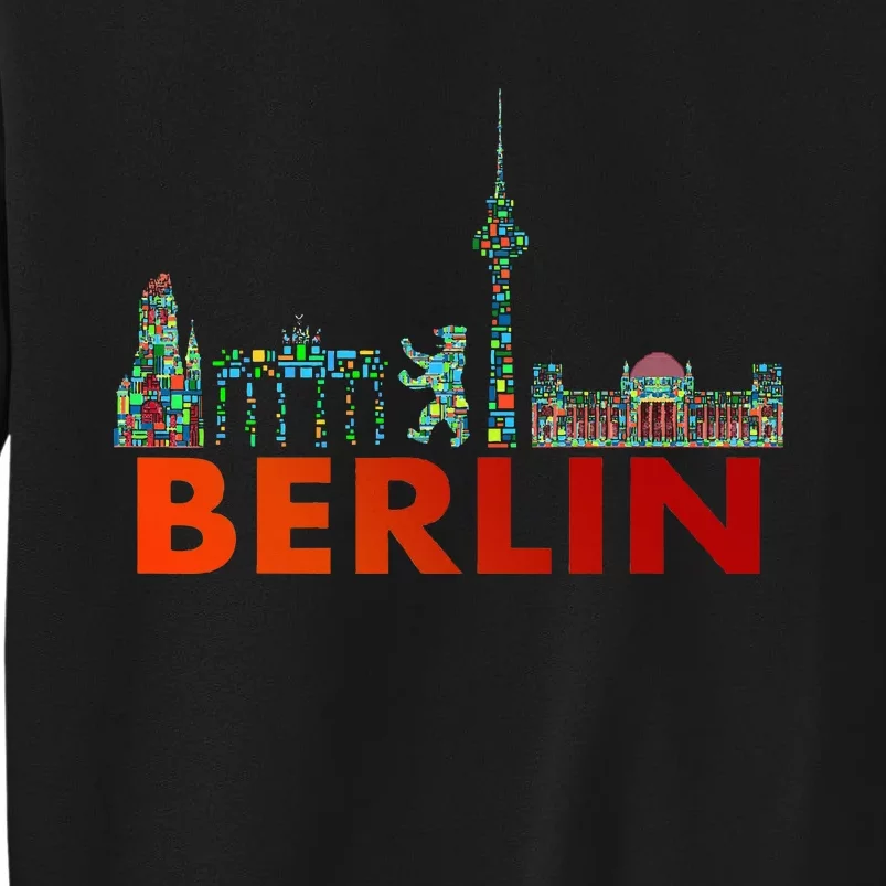 Berlin Design Berlin Bear I Love Berlin Tall Sweatshirt