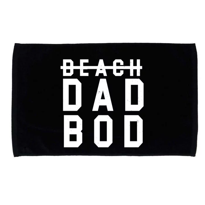 Beach Dad Bod Summer Vacation Microfiber Hand Towel