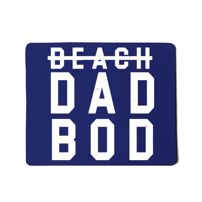 Beach Dad Bod Summer Vacation Mousepad