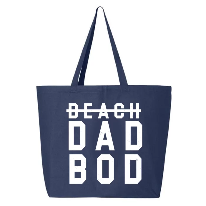 Beach Dad Bod Summer Vacation 25L Jumbo Tote