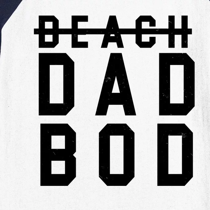 Beach Dad Bod Summer Vacation Baseball Sleeve Shirt