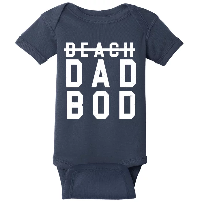 Beach Dad Bod Summer Vacation Baby Bodysuit