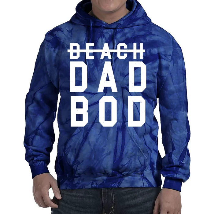 Beach Dad Bod Summer Vacation Tie Dye Hoodie