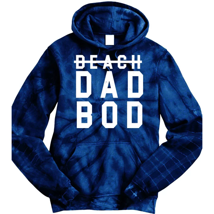 Beach Dad Bod Summer Vacation Tie Dye Hoodie