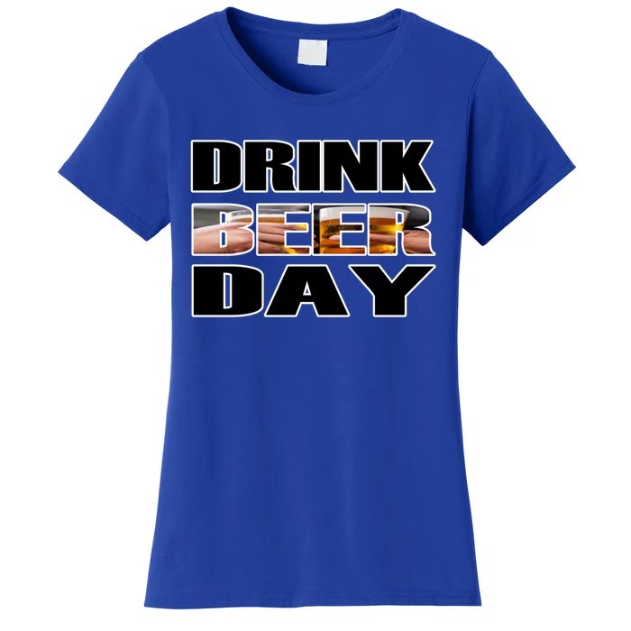 Beer Day Beer Lovers Hops National Beer Day Gift Women's T-Shirt