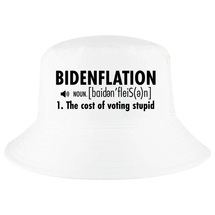 Bidenflation Definition Cool Comfort Performance Bucket Hat