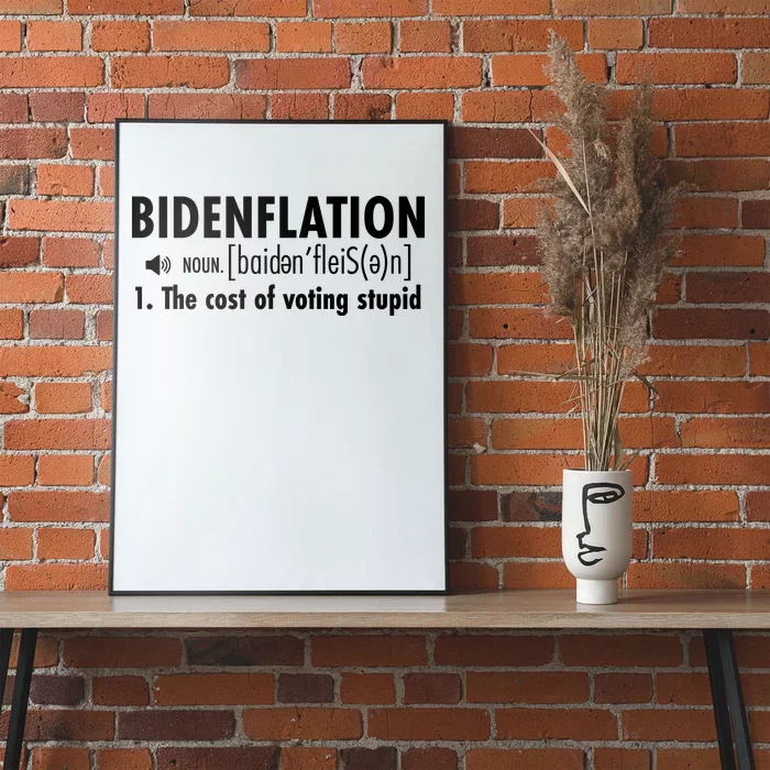 Bidenflation Definition Poster