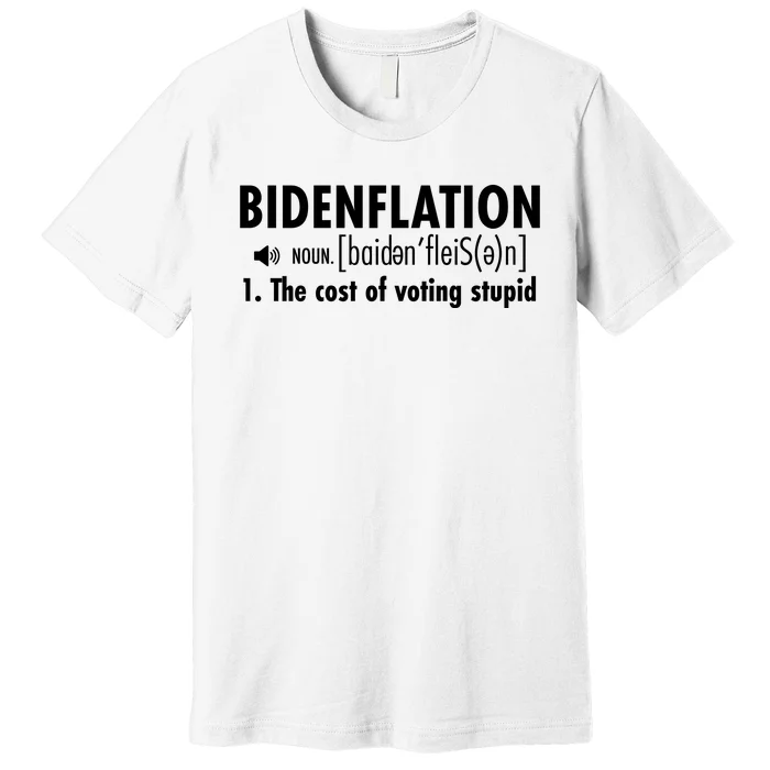 Bidenflation Definition Premium T-Shirt